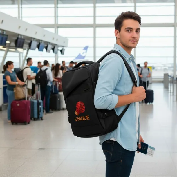 Aicha Expandable backpack Exclusive Collection Crna