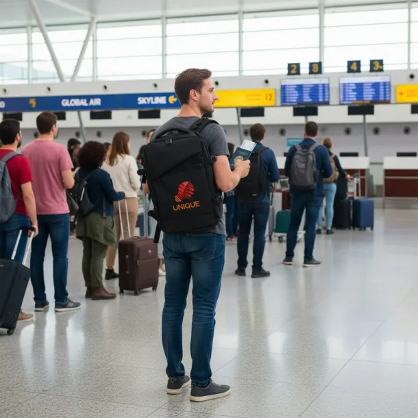 Aicha Exclusive Collection proširivi ruksak black