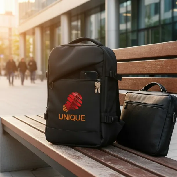 Aicha Expandable backpack Exclusive Collection Crna