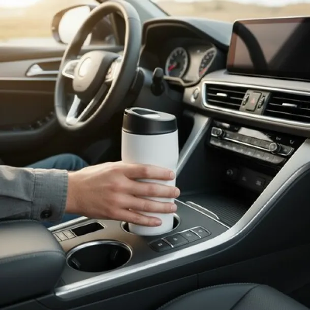 Niram Thermo mug 400 ml Air Gifts Crna