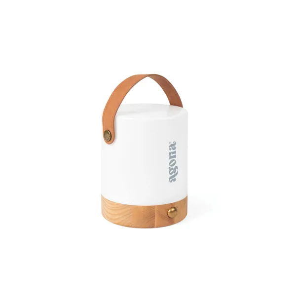 VINGA Narni RCS recycled ABS lantern - Vinga brown White