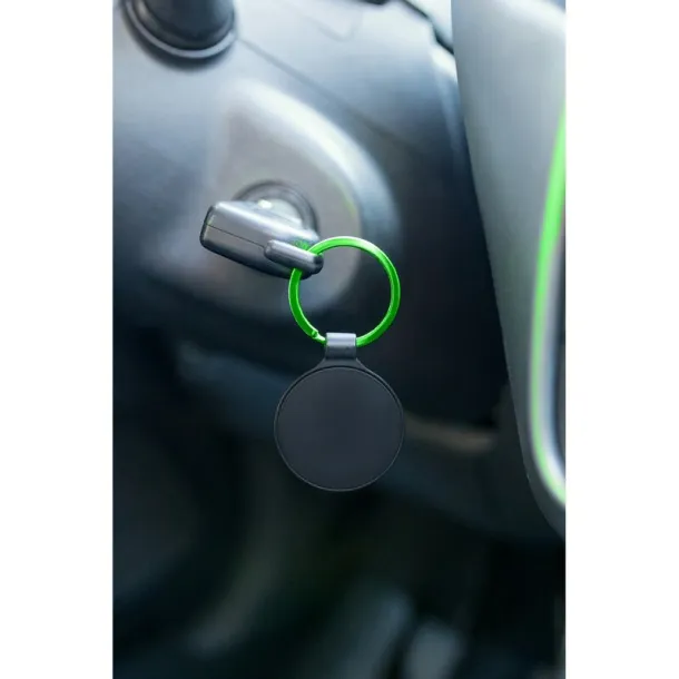 Ando Round keyring light green