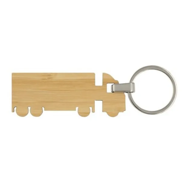 Tuva Bamboo keyring "truck" wood