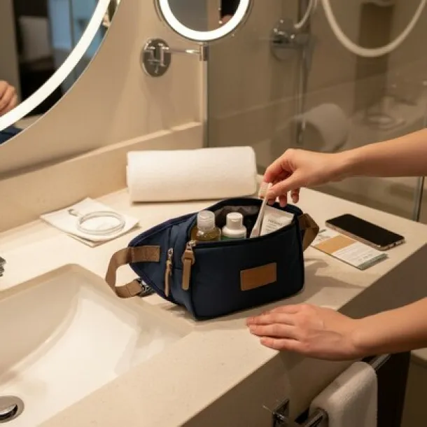 Roudeline RPET waist bag B'RIGHT Mornarski plava