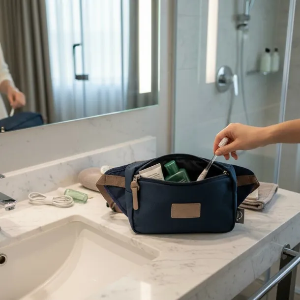 Roudeline RPET waist bag B'RIGHT Mornarski plava