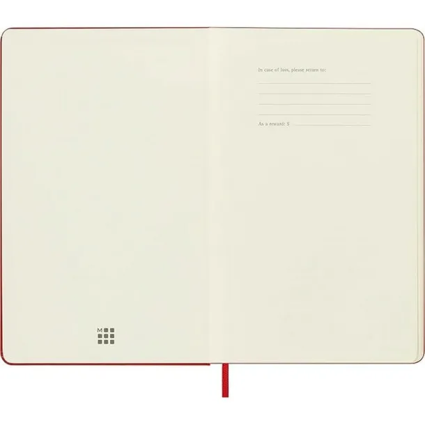 MOLESKINE Notebook approx. A5 Crvena