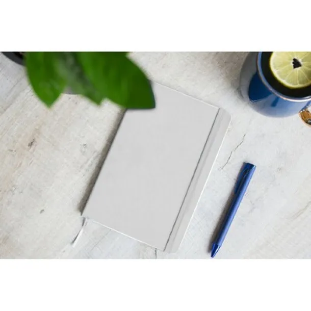 Roderick Notebook A5, recycled PU Bijela