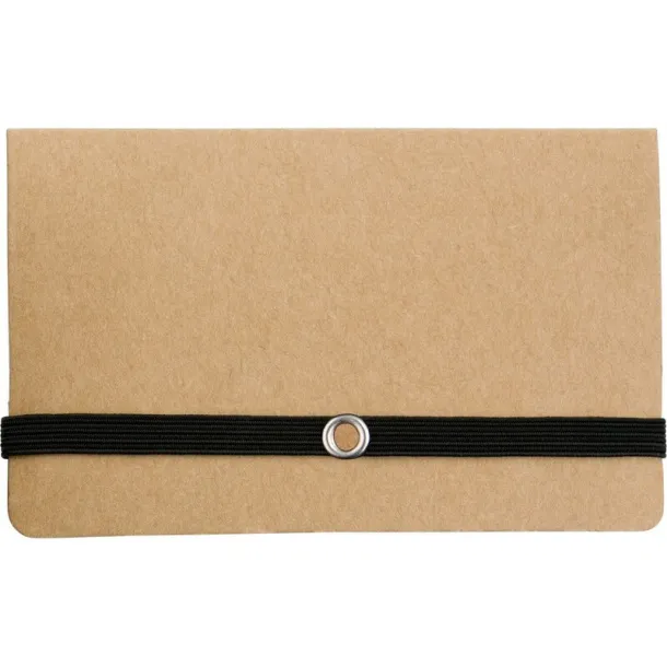  Memo holder, sticky notes light brown