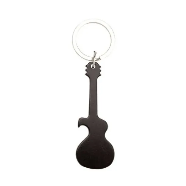  Keyring, bottle opener "electric guitar" Crna
