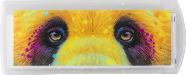 POCKET Plastic case with plasters Bijela