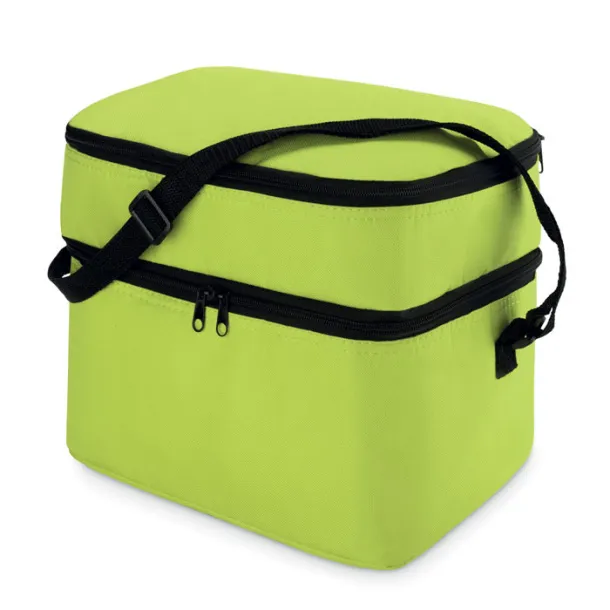 CASEY Cooler bag with 2 compartments Lime