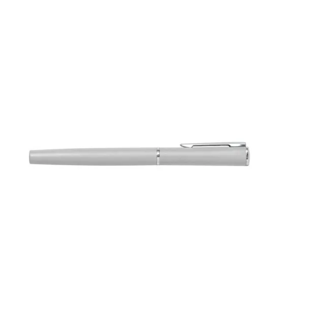  Roller ball pen with cap Srebrna