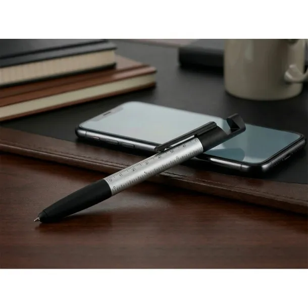  Multifunctional tool, ball pen, screen cleaner, ruler, phone stand, touch pen, screwdrivers A69F99