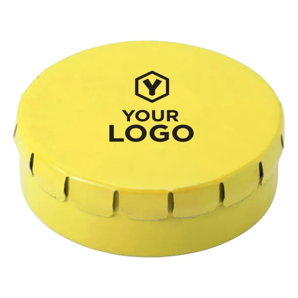  ANIKA Tin with mints Žuta