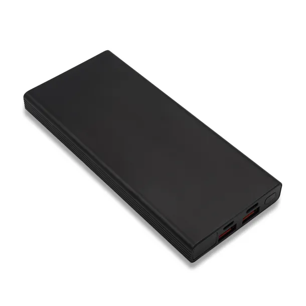 RAPIDO prijenosna baterija s brzim punjenjem, 10 000 mAh Crna