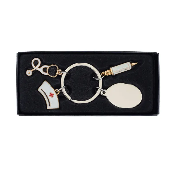 ESCULAP metal keychain Silver