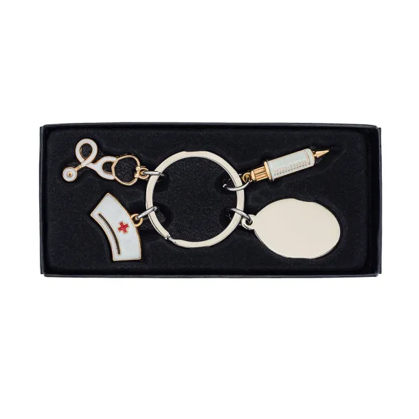 ESCULAP metal keychain Silver