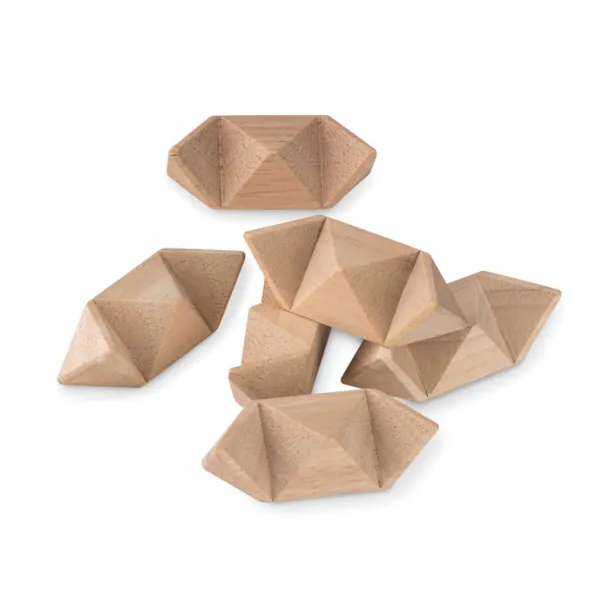 STARNATS Star brain teaser Wood
