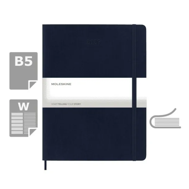  MOLESKINE dnevnik B5 dark blue