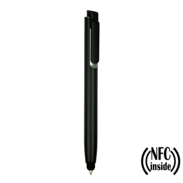 Ball pen with NFC chip, touch pen Crna