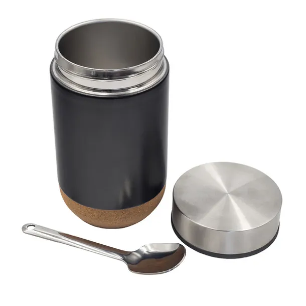 BASILAN 400 ml vacuum container Black