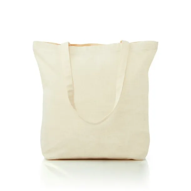  Cotton shopping bag, 140 g/m2 beige