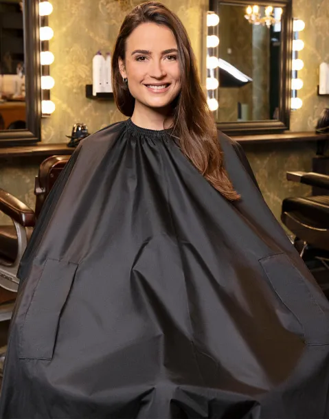  Salon Hairdresser's Cape with Hand Grips - Karlowsky