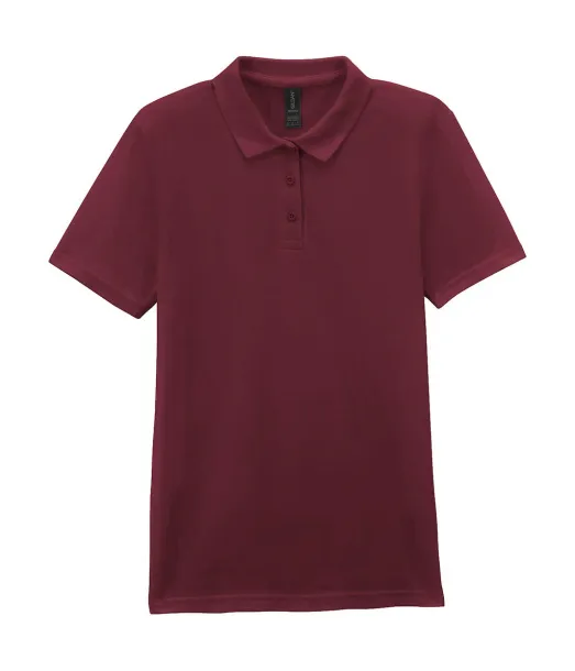  Softstyle® dvostruki pique polo majica - Gildan Maroon