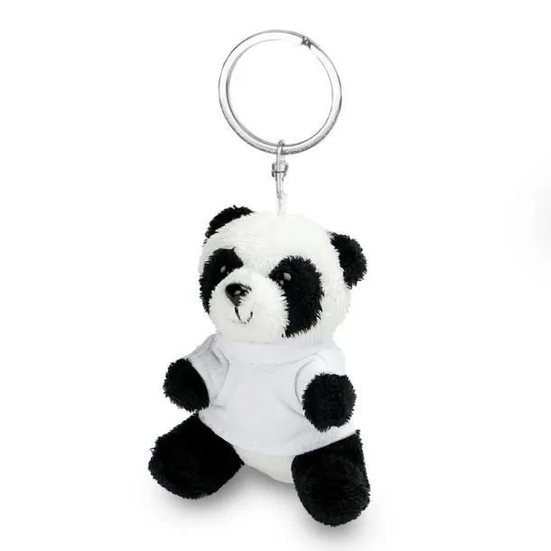 Bea Plush panda, keyring Crna Bijela