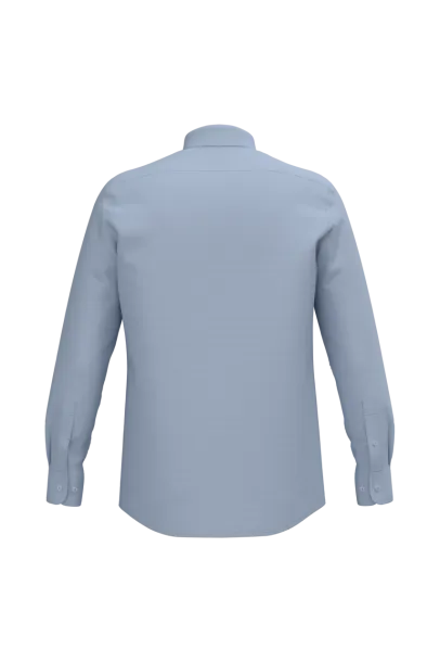  MEN LONG-SLEEVED EASY CARE SHIRT WITHOUT POCKET - Kariban Oxford Blue