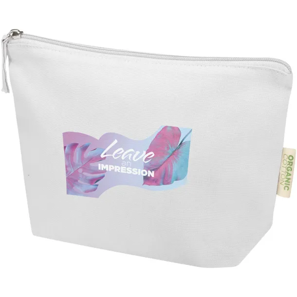 Odisha 180 g/m² OCS organic toiletry bag 1L White