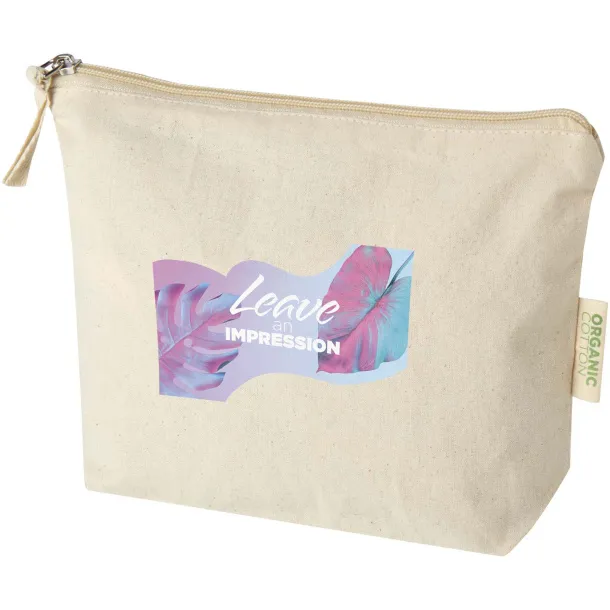 Odisha 180 g/m² OCS organic toiletry bag 1L Natural