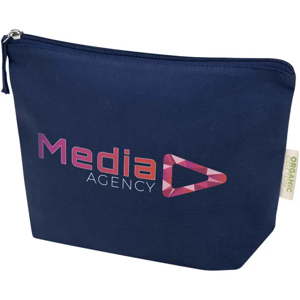 Odisha 180 g/m² OCS organic toiletry bag 1L Navy Blue