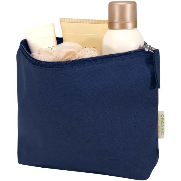 Odisha 180 g/m² OCS organic toiletry bag 1L Navy Blue
