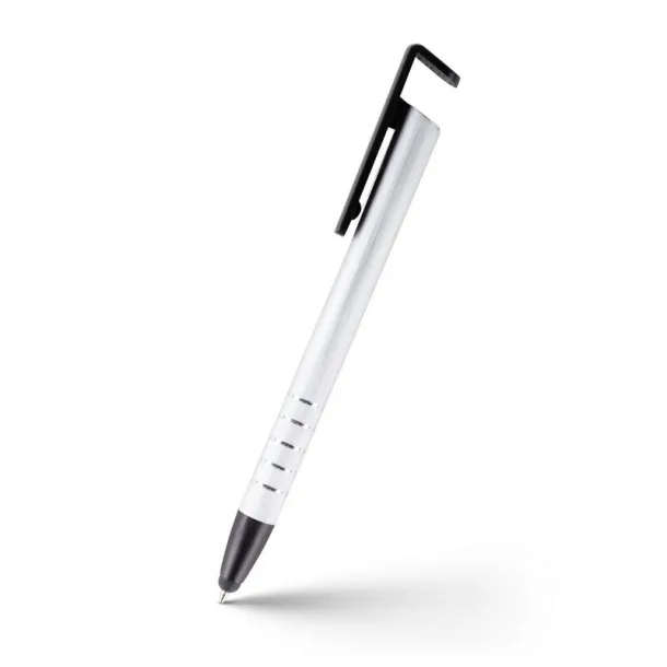  Ball pen, touch pen, phone stand Srebrna