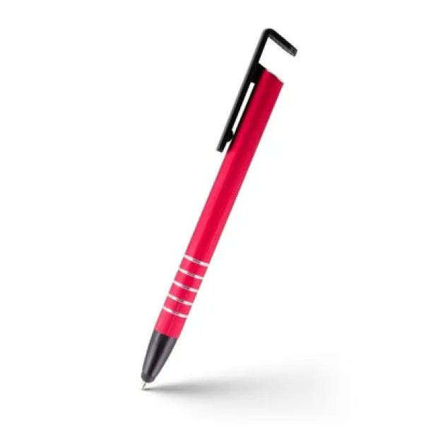  Ball pen, touch pen, phone stand Crvena