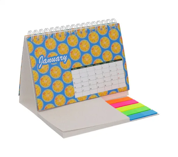 CreaDate Combo custom desk calendar White