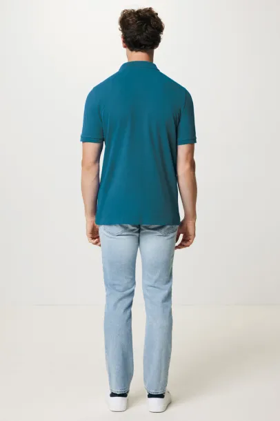  Iqoniq Yosemite unisex polo kratka majica od recikliranog pique pamuka, 220 g/m² - iqoniq dark teal