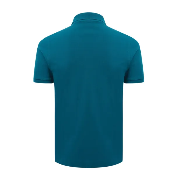  Iqoniq Yosemite unisex polo kratka majica od recikliranog pique pamuka, 220 g/m² - iqoniq dark teal