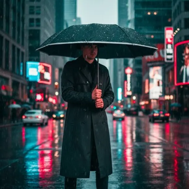  Automatic umbrella Mauro Conti Crna