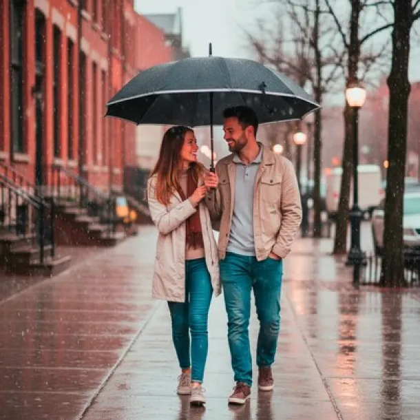  Mauro Conti automatski kišobran Crna