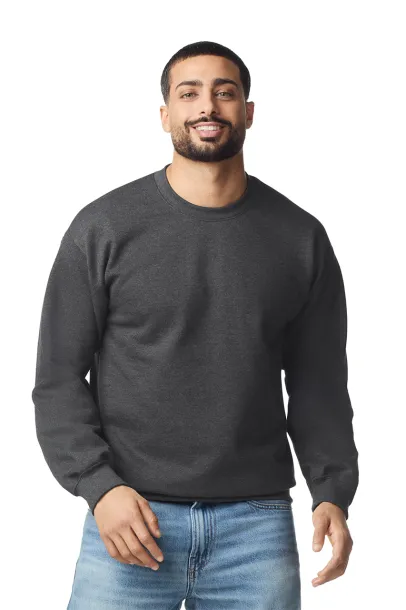 SOFTSTYLE® MIDWEIGHT FLEECE ADULT CREWNECK - Gildan Heather Black