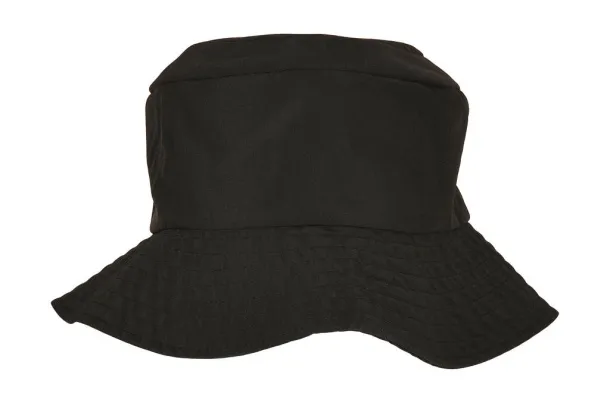  Elastic Adjuster Bucket Hat - Flexfit Black