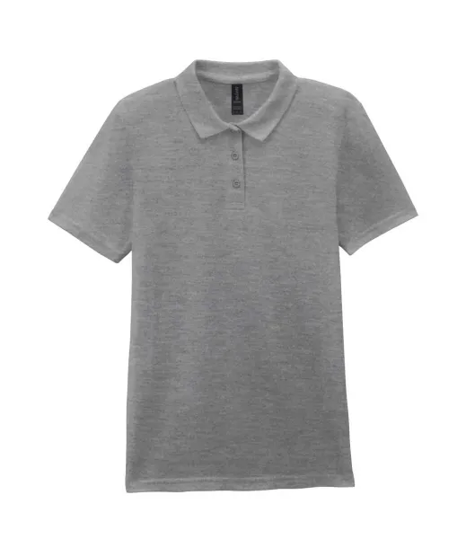  SOFTSTYLE® LADIES' DOUBLE PIQUÉ POLO - Gildan Ideal Oxford Grey