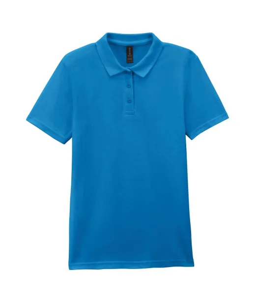  SOFTSTYLE® LADIES' DOUBLE PIQUÉ POLO - Gildan Safir
