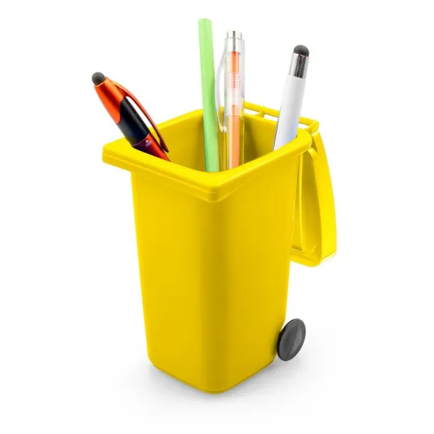 Erco Pen holder "trash container" Žuta