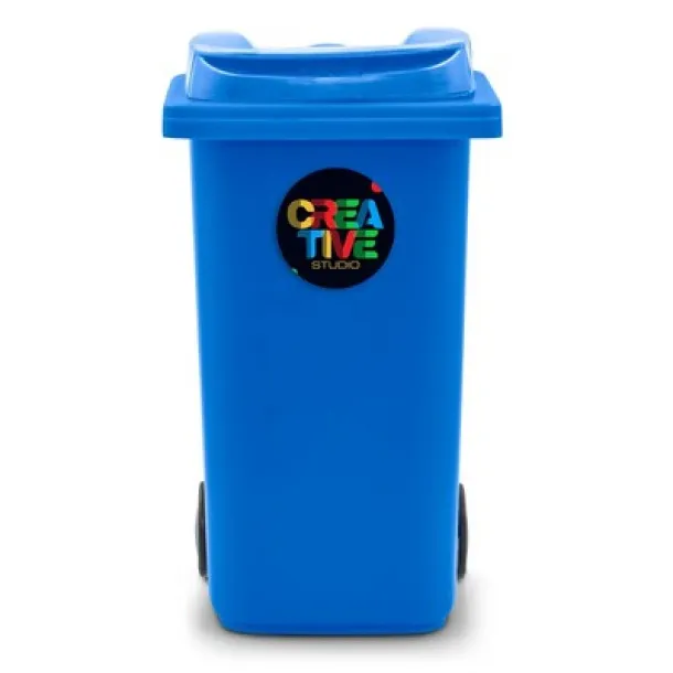 Erco Držač za olovke u obliku kante za smeće blue