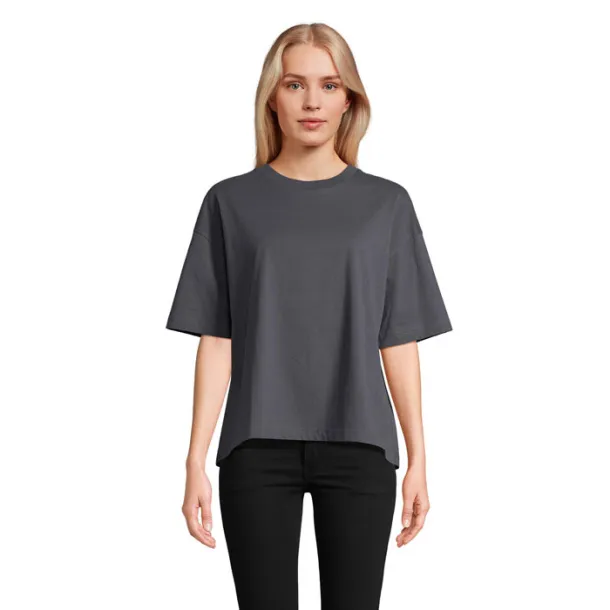 BOXY WOMEN WOMEN OVERSIZE T-SHIRT Mouse Grey