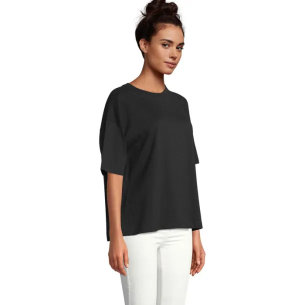 BOXY WOMEN WOMEN OVERSIZE T-SHIRT deep black