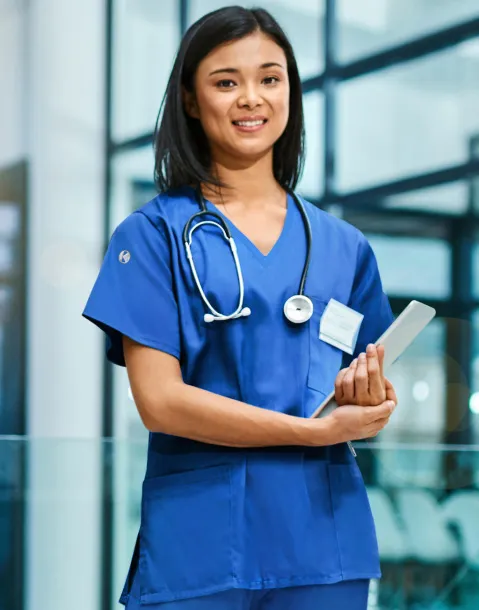  Ladies' Slip-on Tunic Essential Short Sl. - Karlowsky